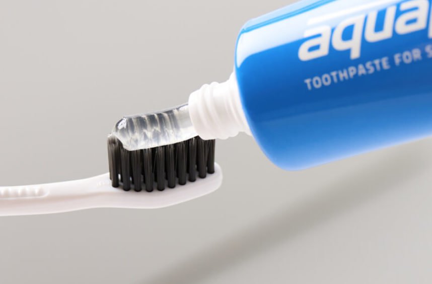 aquapick toothpasteula